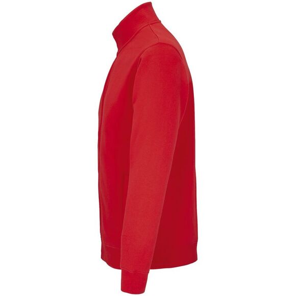 SOLS Unisex Adult Cooper Full Zip Sweat Jacket / Bright Red - Picture 3 of 4
